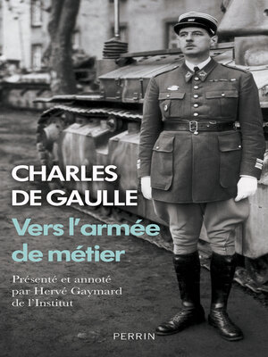 cover image of Vers l'armée de métier